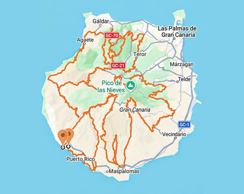 Motorreis Gran Canaria